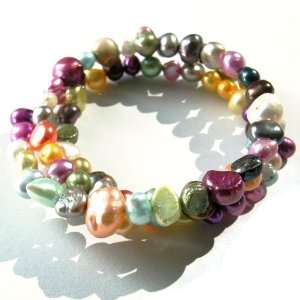  Multi colored Bead Bracelet Jewelry