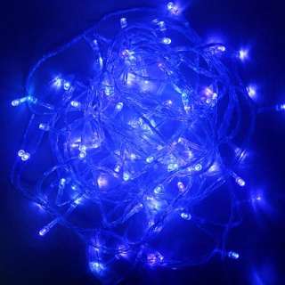 TOP  Blue 10M 100 LED Christmas Wedding Fairy Party String Lights 