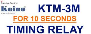   relay Timer 4a4b / AC220V / 10 Seconds KTM 3M x 10pcs SET  