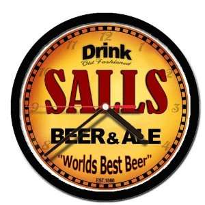  SALLS beer and ale cerveza wall clock 