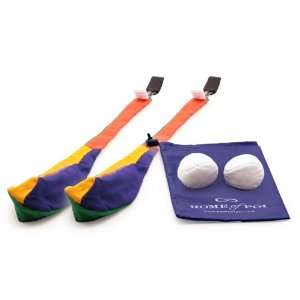  Pair of Jester Cone Poi with Sand Bags Toys & Games