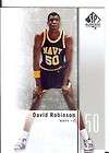 2011 12 SP AUTHENTIC DAVID ROBINSON 52 CARD LOT NAVY
