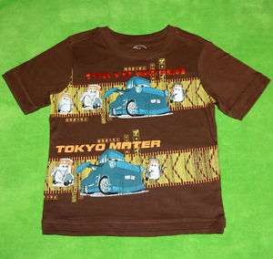 New Boy Disney Cars Tokyo Mater T Shirt Size 24M 3T  
