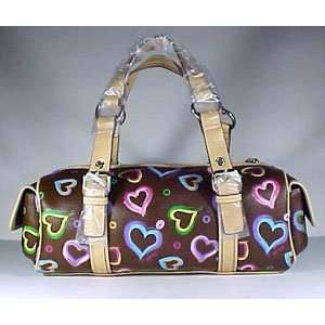  XOXO Mad About U Satchel Purse   Brown 