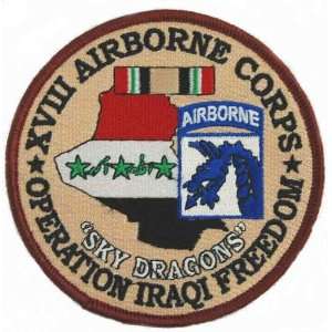 18th XVIII Airborne Corps Operation Iraqi Freedom Patch 
