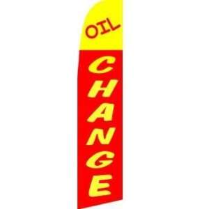  OIL CHANGE Swooper Feather Flag 