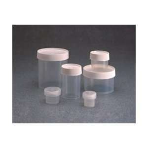 Polypropylene jars, 2 oz (60 mL) Nalgene Straight Sided with Lids 