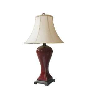  Fangio Lighting 6039 Resin Table Lamp, Red