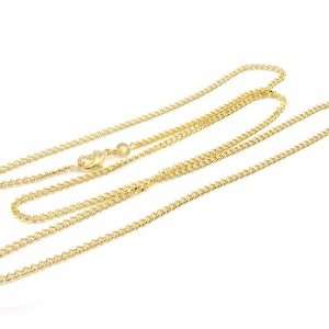   gold Maille Gourmette 60 cm (23. 62) 2. 1 mm (0. 08). Jewelry