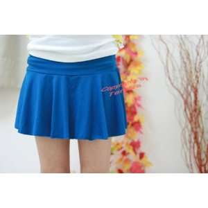  Japan / Korean Style Cotton Blue Mini Skirt 6103 