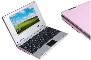 New Cheap PINK WHITE RED Mini Laptop Netbook Android 2.2 Notebook 