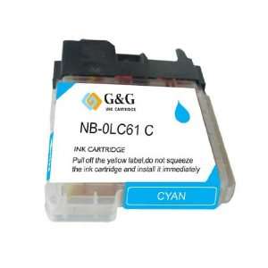   61c compatible cyan inkjet printer cartridges ( LC61c, LC 61c) Office