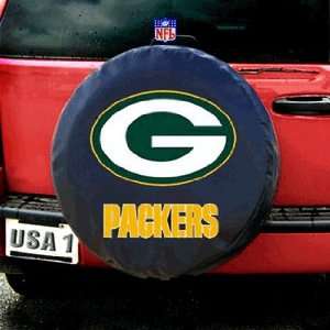  Green Bay Packers NFL Spare Tire Cover (Black) Automotive