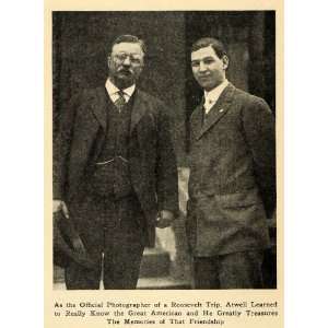  1923 Print Theodore Roosevelt Atwell Portrait Teddy 