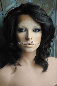 Gorgeous Hi Temp 12in Color #1B Lace Front Wig Jolene  
