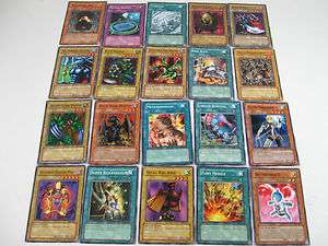 Yu Gi Uh card set (20) good condition, variety  Lot 10a 