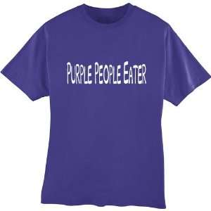 Purple People Eater Purple Adult T shirt Size Extra Large 