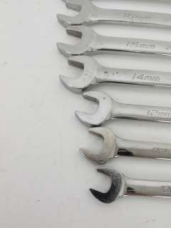 Snap On Tool 9 Piece Metric Combination Wrench Set 10 19mm  