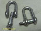 GALVANIZED SCREW PIN SHACKLE FREE SHIP CLEVIS
