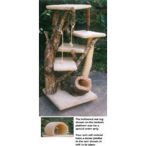  Stairway to Heaven 4 Level Rustic Cat Tree  Color ROSE 