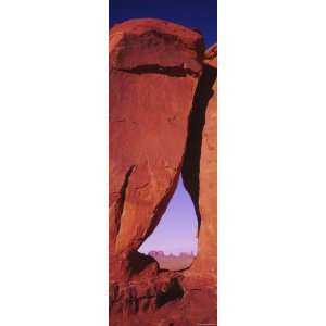 Arch at a Desert, Teardrop Arch, Monument Valley Tribal Park, Monument 