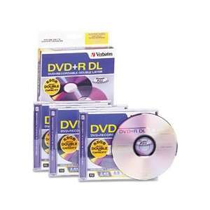  VER95014 Verbatim® DISC,DVD+R,DL,8.5GB,3PK Electronics