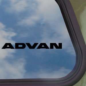  Advan Black Decal JDM Drift Racing EVO Civic Car Sticker 