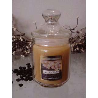  Hazelnut Coffee Scented Apothecary Glass Jar Wax Candle 9 