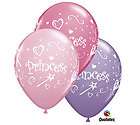 PRINCESS Latex Balloons Pink~~CROWN  