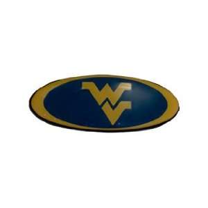  WVU Oval Barrette by Stockdale Beauty