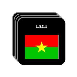  Burkina Faso   LAYE Set of 4 Mini Mousepad Coasters 
