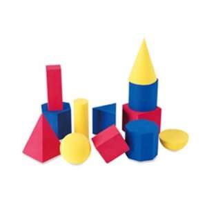  5 Pack LEARNING RESOURCES HANDS ON SOFT GEOMETRIC 12/PK 