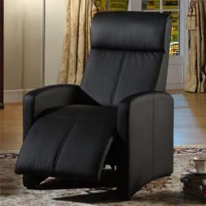  Rissanti Barstow Push Back Recliner in Black