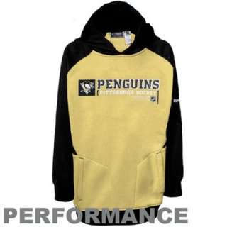   Penguins Reebok Performance Ctr Ice Hooded Sweatshirt sz Youth Medium