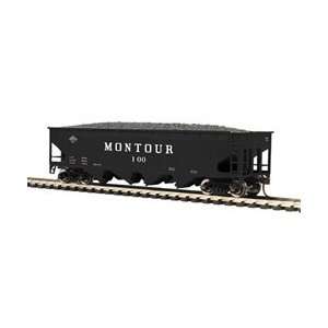 80 75018 MTH HO 70 Ton Quadruple Hopper Car w/Coal Load 
