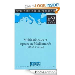 2001   Multinationales et espaces en Méditerranée (XIXe XXe 