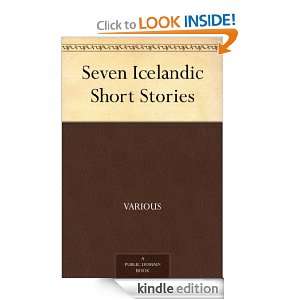 Seven Icelandic Short Stories Various  Kindle Store