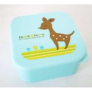  Japan Tomo Tomo Blue Eraser or Bento Box with Deer   Great 