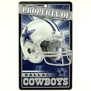  Dallas Cowboys Official Logo 7x12 Property Of Sign