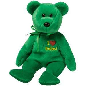  TY Beanie Baby   IRELAND the Bear (I Love Ireland) (UK 
