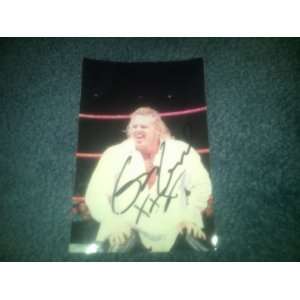 WWF Wrestlemania Live Trading Card Autographed Brood Member Grangrel 