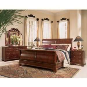 Cherry Grove King Sleigh Bedroom Set (1 BX  791 304R, 1 BX  791 130, 1 