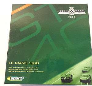 Scalextric Sport Ford GT40 1966 Le Mans 1/32 Slot Cars  