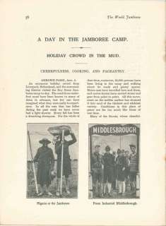 3rd World Scout Jamboree (held at England) The Times   The World 