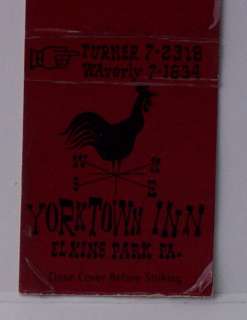 1950s Chicken Weathervane Yorktown Inn Elkins Park PA  