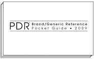 PDR Brand/Generic Reference Pocket Guide, (1563637200), PDR Staff 