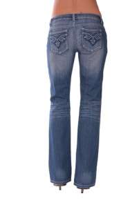 YMI Distressed Bootcut Jeans Embroidered Back Pockets  