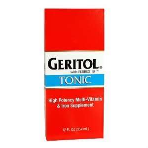   High Potency Vitamin & Iron Supplement, with Ferrex Tonic, 12 Fl Oz