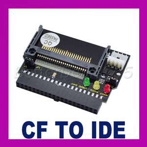 DUAL CF to 40Pin IDE Compact Flash Adapter Bootable  