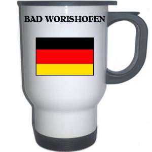  Germany   BAD WORISHOFEN White Stainless Steel Mug 
